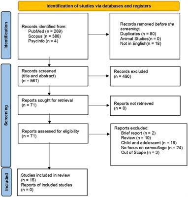 Camouflage and masking behavior in adult autism